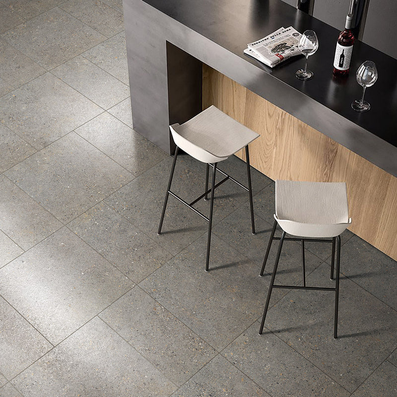 Aggregate Dark Grey 600x600mm