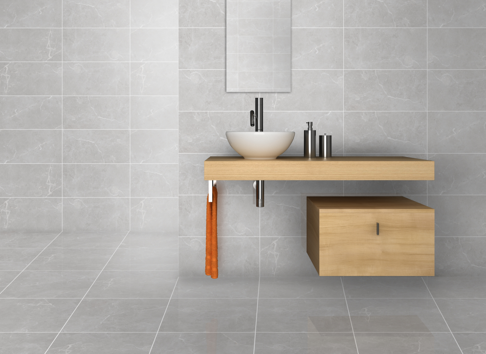 Bora Light Grey 600x600mm