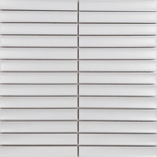 Kit Kat Mosaic Matt White 296x299mm