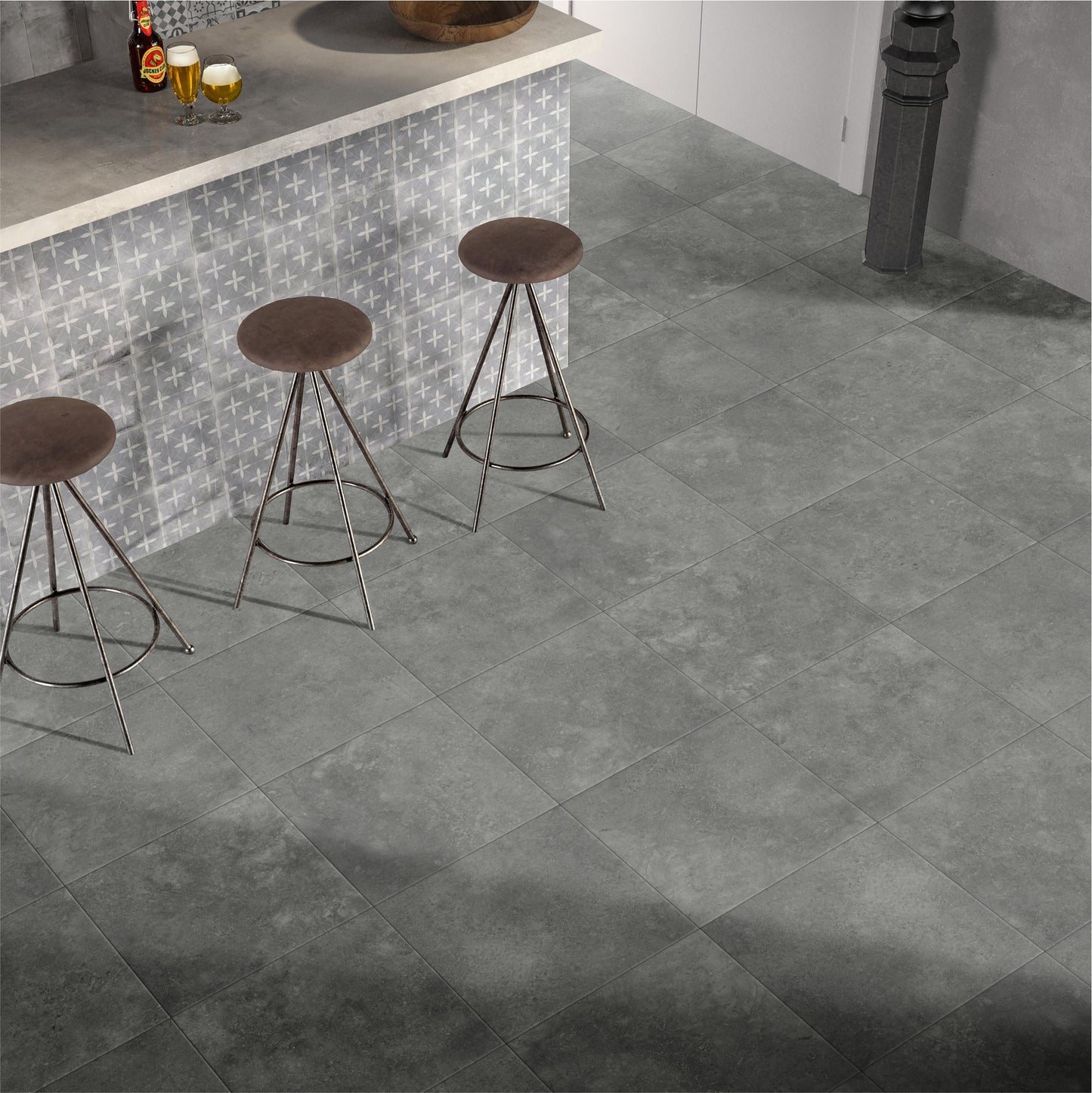 Fossil Stone Coal 300X300mm