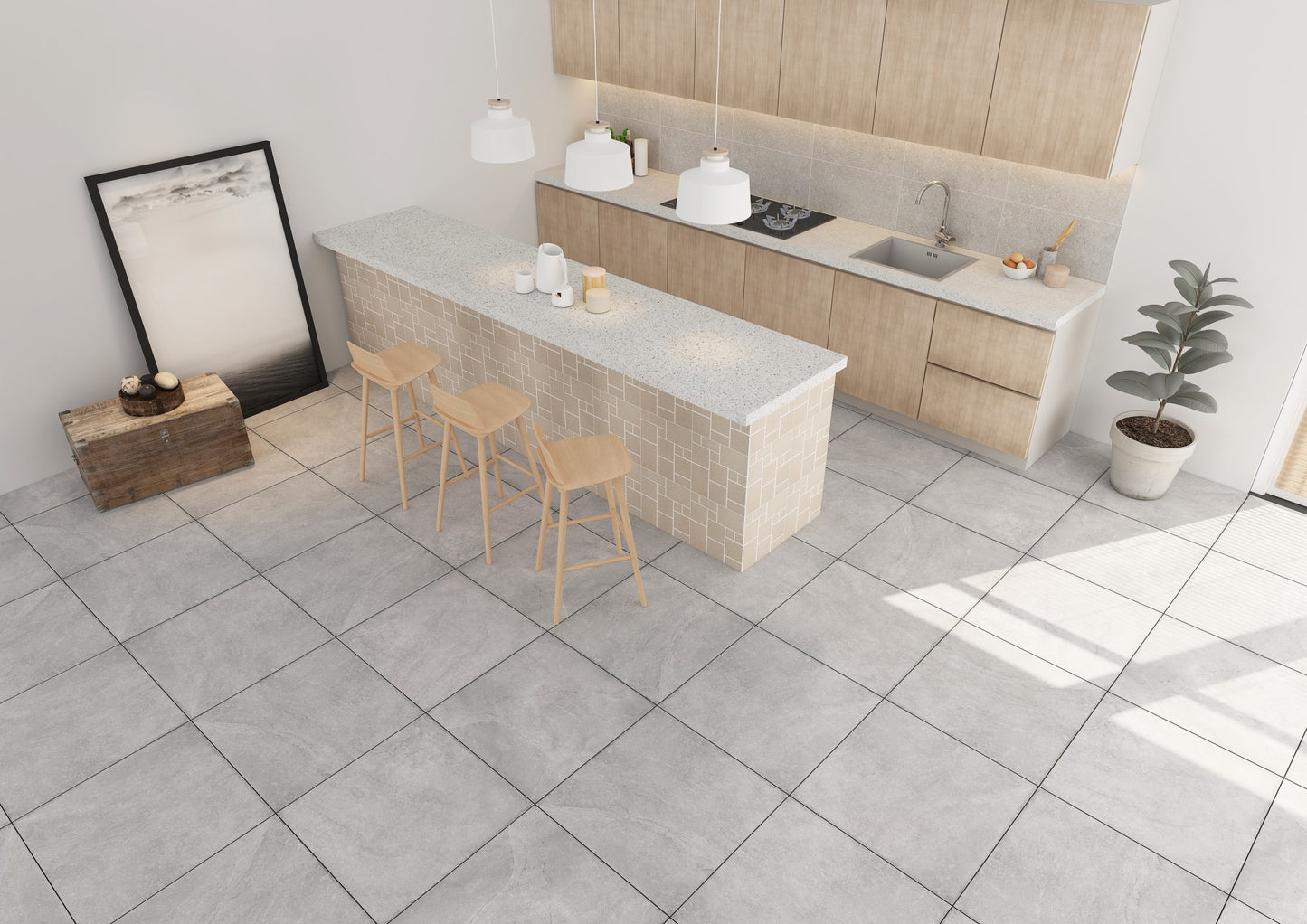 Stoneage Ice 450x450mm